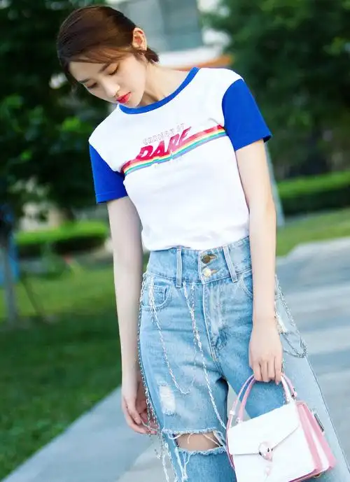 唐艺昕图片唐艺昕时尚街拍图片