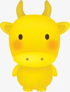 手绘/卡通 卡通元素 > 手绘黄色可爱小牛 收藏 [声明] 觅元素所有素材
