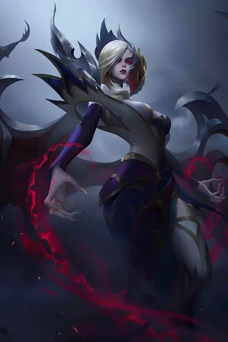 莫甘娜.魔女套图已集齐,请接收. #高清壁纸 #lol #英 - 抖音