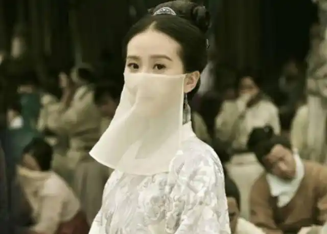 刘诗诗戴过的4个面纱,莘月灵动,允贤清秀,她让人难忘!