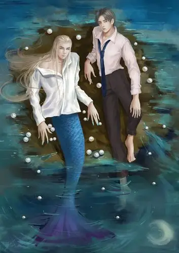 之前巡演海报出来,就脑补了人鱼x富少的画面,涂一张