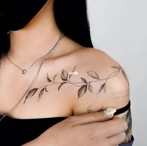 纹身长春纹身最新素花纹身图案大全女12适合女生的素花纹身_纹身_刺青