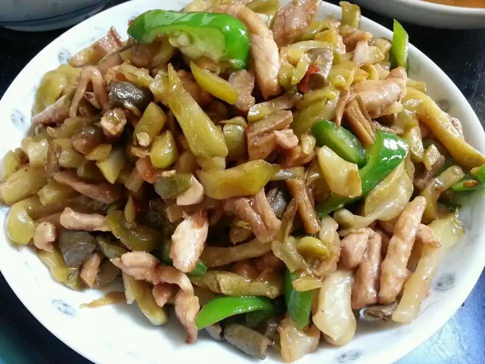 诸葛酿私房菜之榨菜炒肉丝