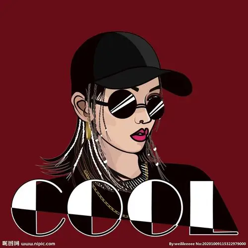 街舞说唱女孩图片