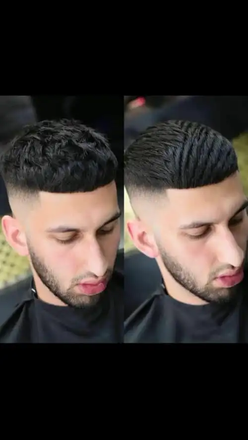 男士发型 复古油头锅盖头 barber barbershop 渐变发型