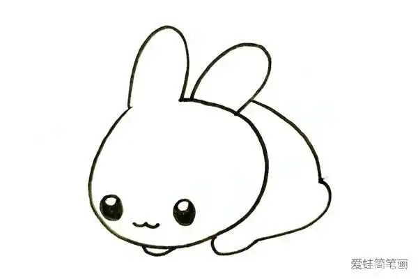 兔子简笔画 简单易学
