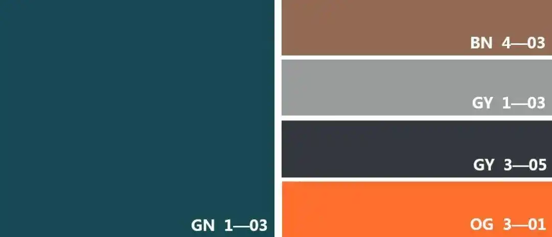 色卡:深青色,画眉鸟棕,银色,魅影黑,活力橙现代生活的方式是使所有