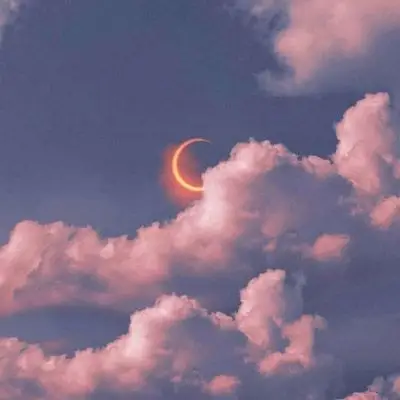 晚霞天空云朵唯美图片 - 微信头像 - 潮人个性网