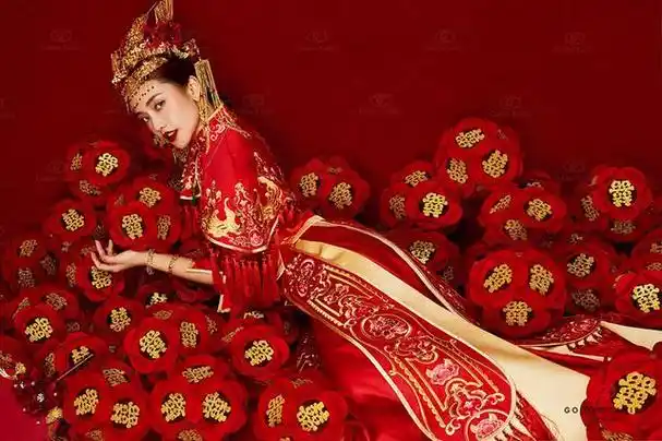 国产古装剧中式风婚纱照大盘点 难道还是红配绿最好看?