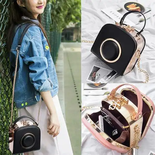 热销赵丽颖同款包_赵丽颖同款包包女2018新款潮春链条小包相机包韩版