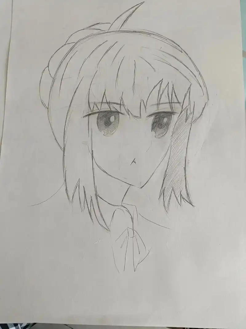 动漫人物绘画 #爱画画的孩子 #带你走进漫画世界 #素描人 - 抖音