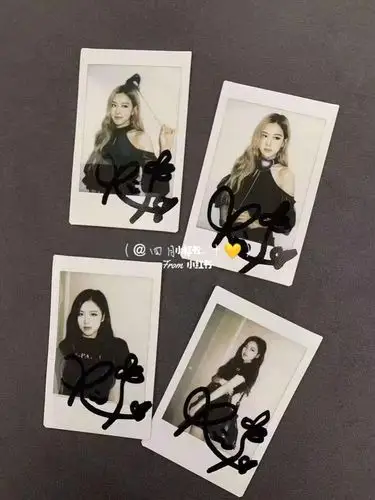 rose拍立得签名照