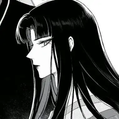 黑白伤感动漫女生头像图片2023