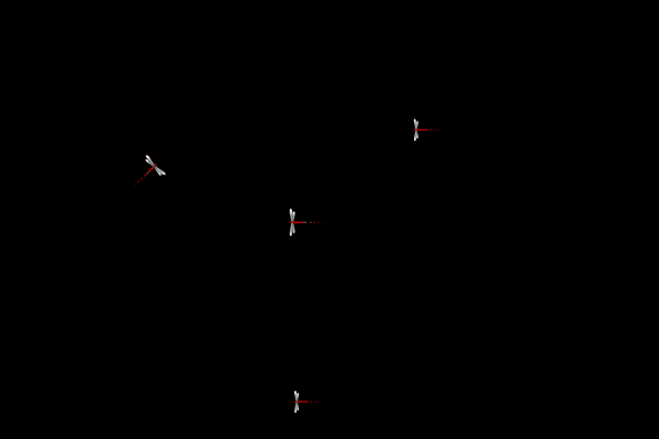 晚霞中的红蜻蜓