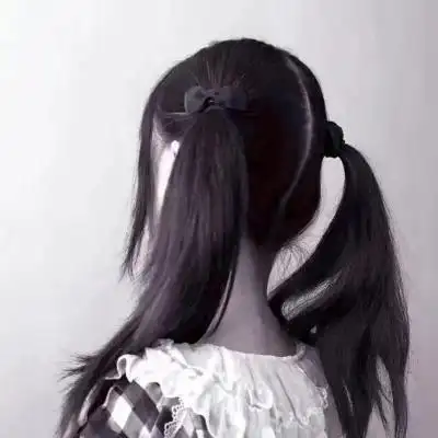 头像女生背影可爱双马尾气质少女头像可爱背影图片