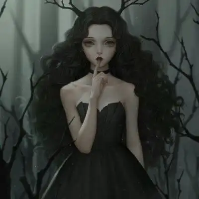 黑暗系的女生头像