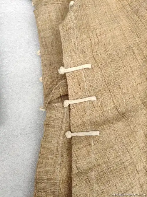 五十年代近全新斜襟麻布衣服两套