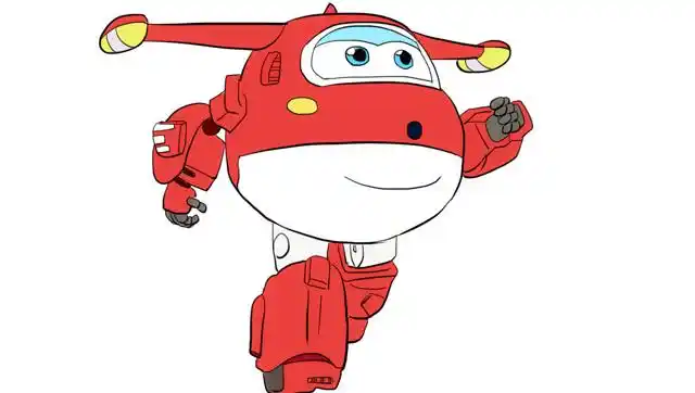 超级飞侠之奔跑中的乐迪儿童卡通简笔画