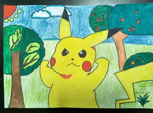 鹿城小学2017年千人现场绘画大赛--六年级优秀作品