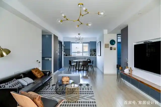 125平的新房装修完工,现代风搭配北欧风别有一番趣味,时尚简约