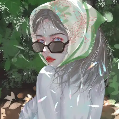 女生头像酷头像手绘