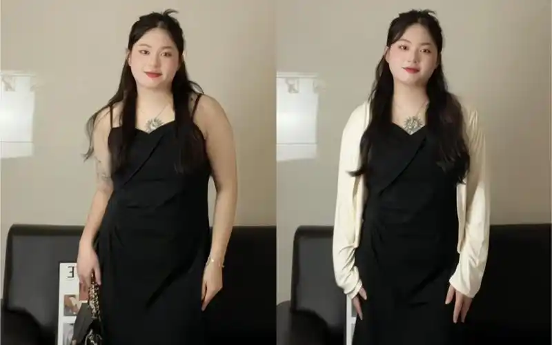 150斤 微胖女生真的好适合辣妹小妈裙