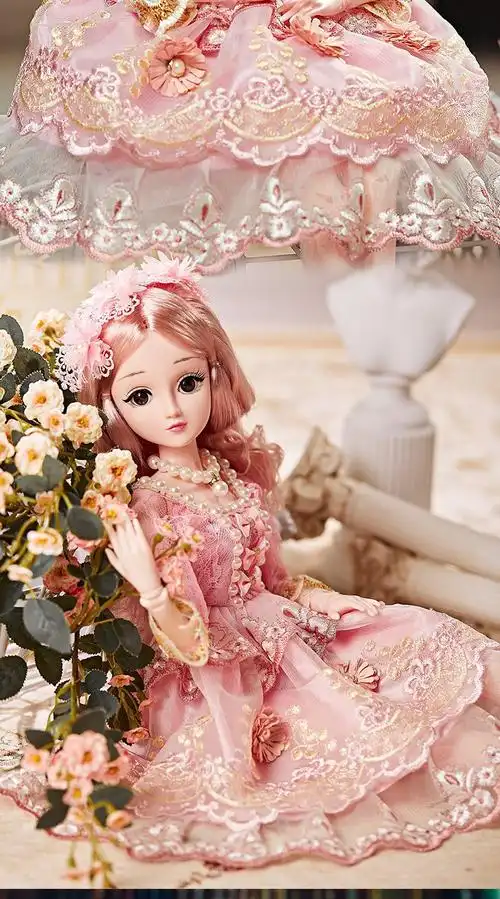 洋娃娃玩具女孩仿真精致60厘米大型公主尚美比芭比大号超大套装 【匠