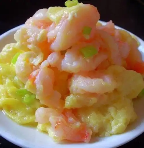 鸡蛋烧虾仁