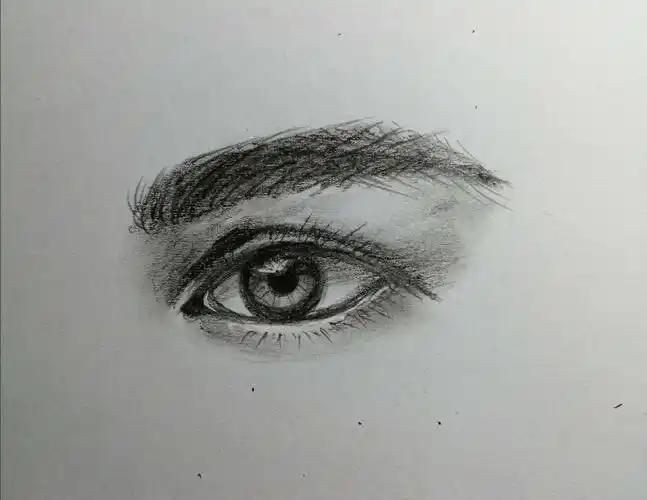 初学眼睛的画法