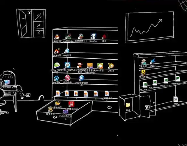 桌面图标太多,经常找不到你想要的?你out啦 求原图_百度知道