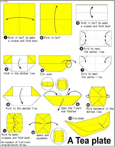 几种折纸船的步骤图解图文教程