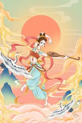 敦煌中国风九色鹿