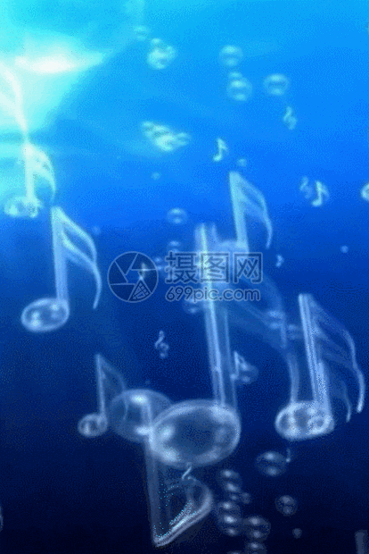 音乐泡泡h5动态背景素材