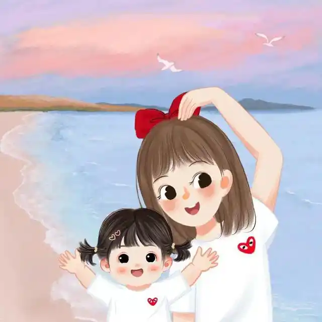 亲子头像|一家三口,三餐四季.倾心相遇,安心相伴