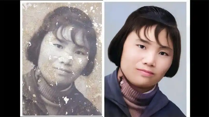 老照片黑白照片上色,模糊照片变清晰