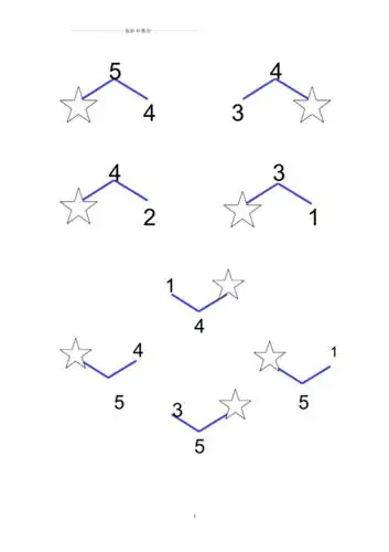 5以内分解组成练习题