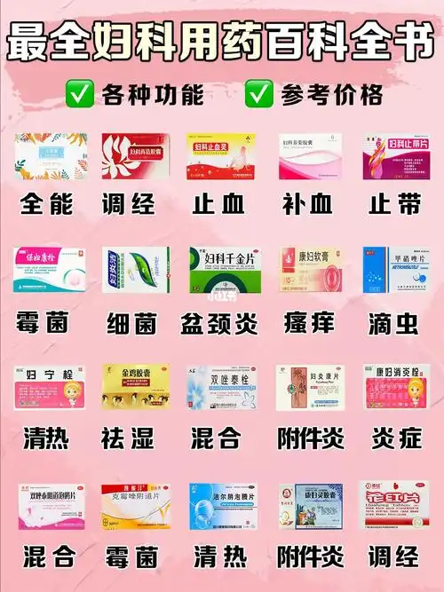 妇科用药大全摆脱瘙痒和异味