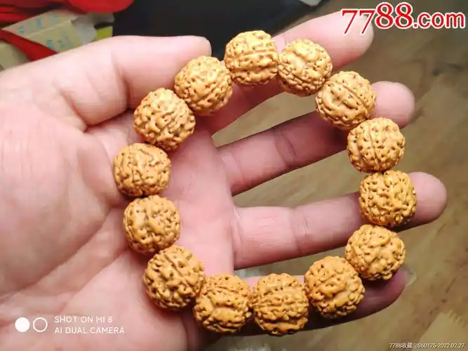 五瓣花王金刚菩提黄君子系列佛珠手串