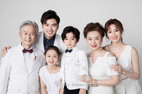 18%样图/效果图销售影楼工作室简约全家福亲子摄影样片样版样照s794