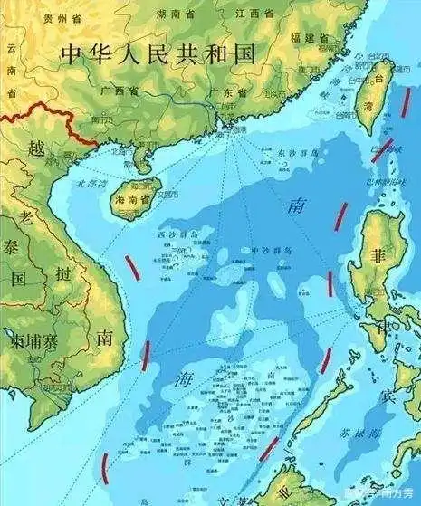 南海 南海是中国近海中面积最大,水最深的海区,位于中国