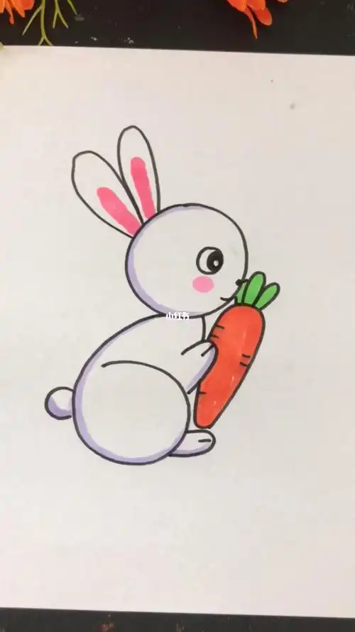 简笔画教程  #一起画画  #简笔画  #小白兔