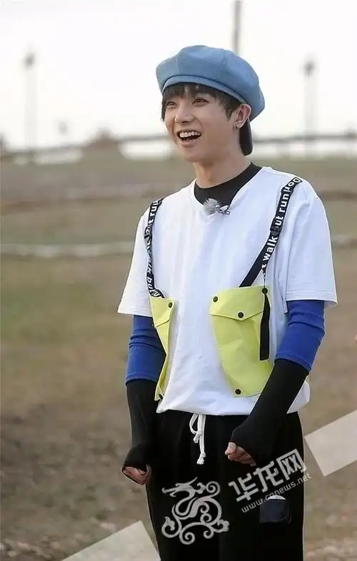 华晨宇在录制现场.