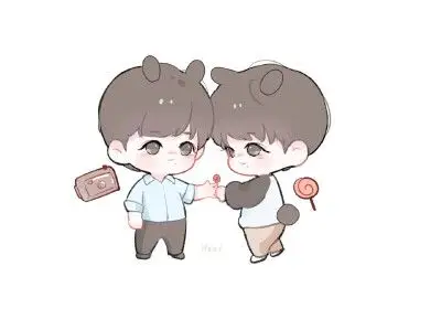 肖战王一博动漫摩托