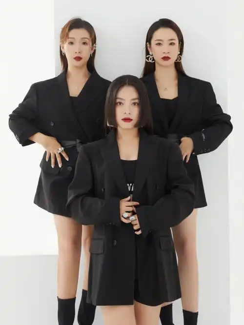 三人闺蜜写真拍起来