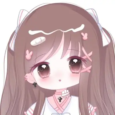 可爱二次元卡哇伊手绘q版卡通粉女头_卡通动漫头像_我要个性网
