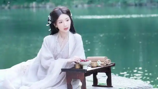 毛晓彤古装撑伞回眸##毛晓彤古装造型好美