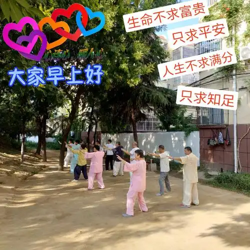 拳友们早上好,天天晨练身体好,吴式太极拳训练基地