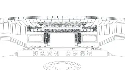 中式舞台|设计-元素谷(osogoo)