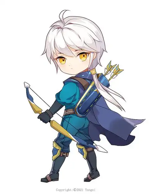 q版角色设计 立绘|插画|游戏原画|杨子君_ - 原创作品 - 站酷 (zcool)