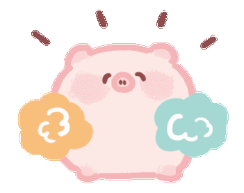 表情包会动的小猪猪太可爱了(*)